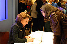 Photo of Jennifer Jordan and Jeff Rhoads interviewing